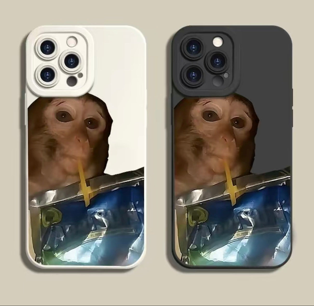 Monkey Drinking Case