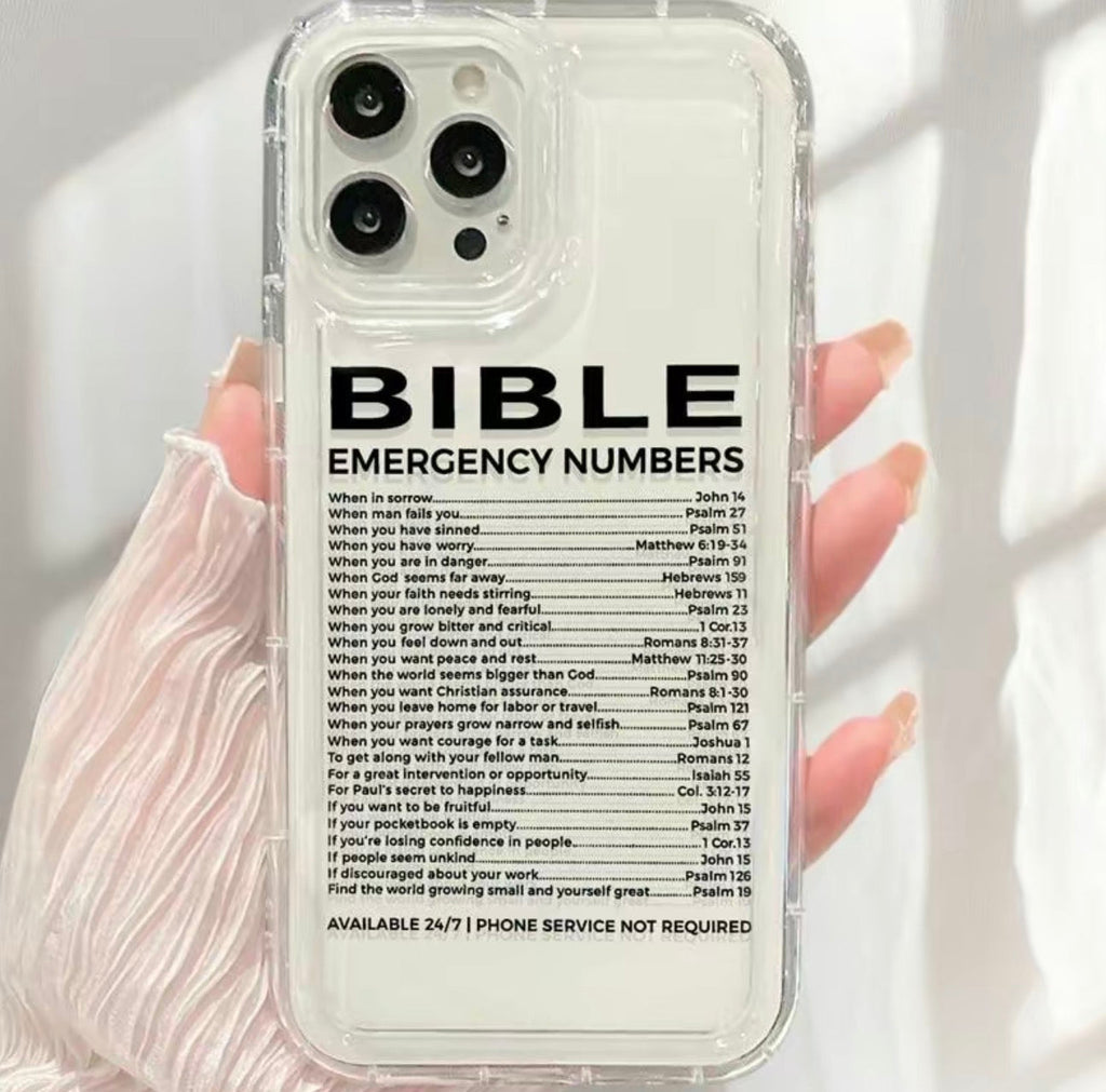 Bible Emergency Numbers Case
